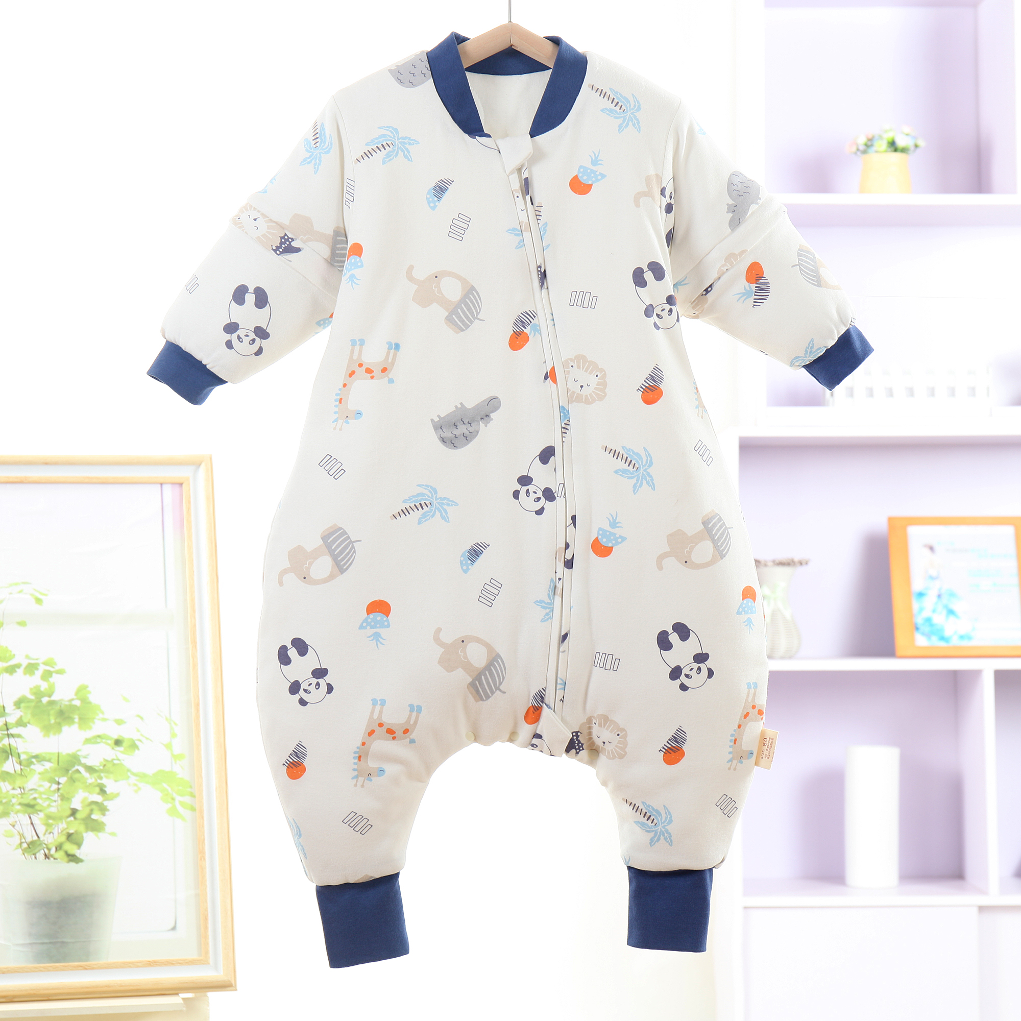 Baby Sleep Sack - Cute Cartoon Pattern Split-Leg Baby Sleeping