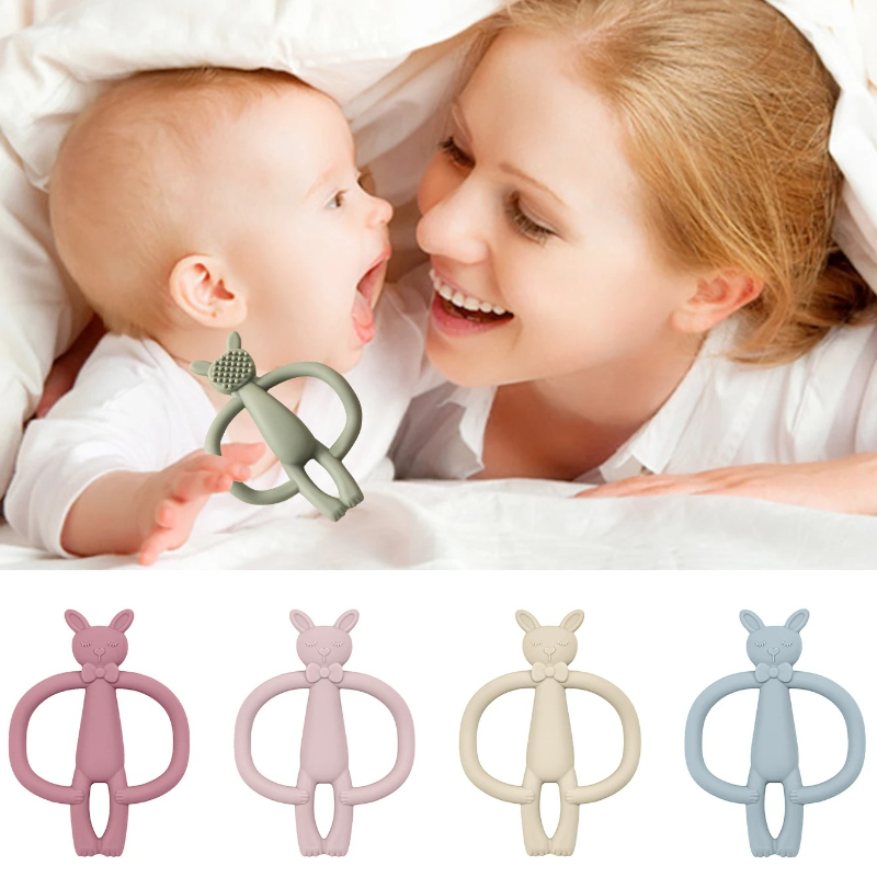Color Kids 1PC Silicone Teethe – Baby Products Rabbit recenzja i cena