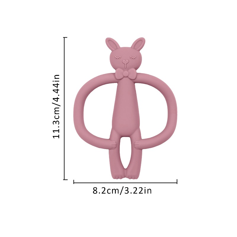 Color Kids 1PC Silicone Teethe – Baby Products Rabbit recenzja i cena