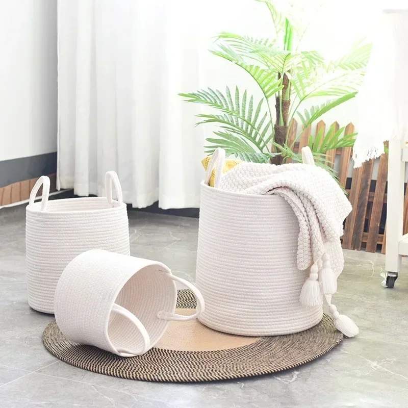 Large Woven Laundry Basket Sun – Baby Products Basket recenzja i cena