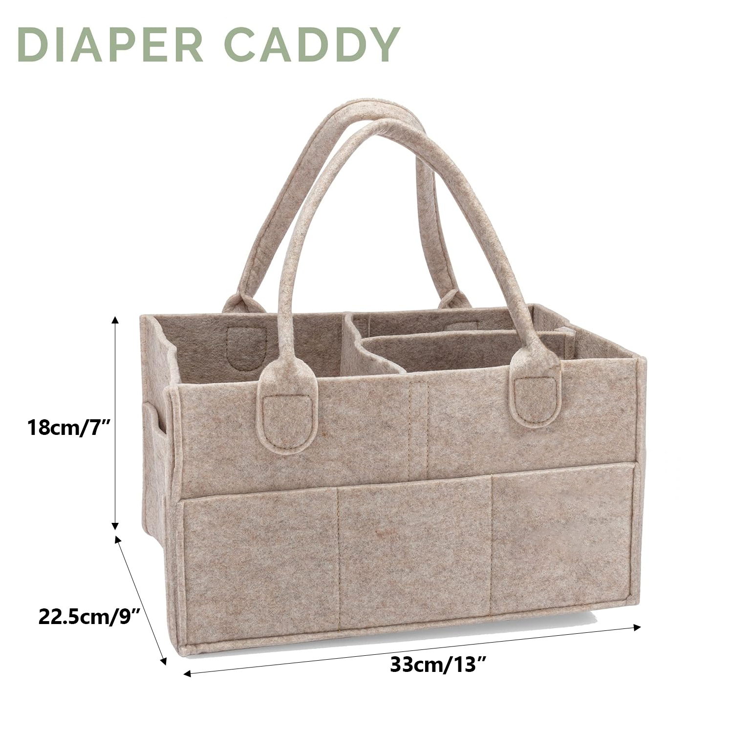 Diaper Caddy - Nursery Storage – Baby Products Basket recenzja i cena
