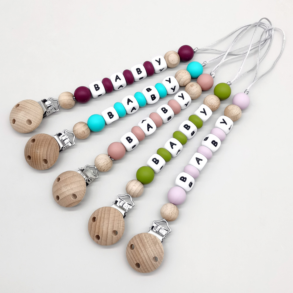 Custom Name Pacifier Clips Cha – Baby Products Toys recenzja i cena