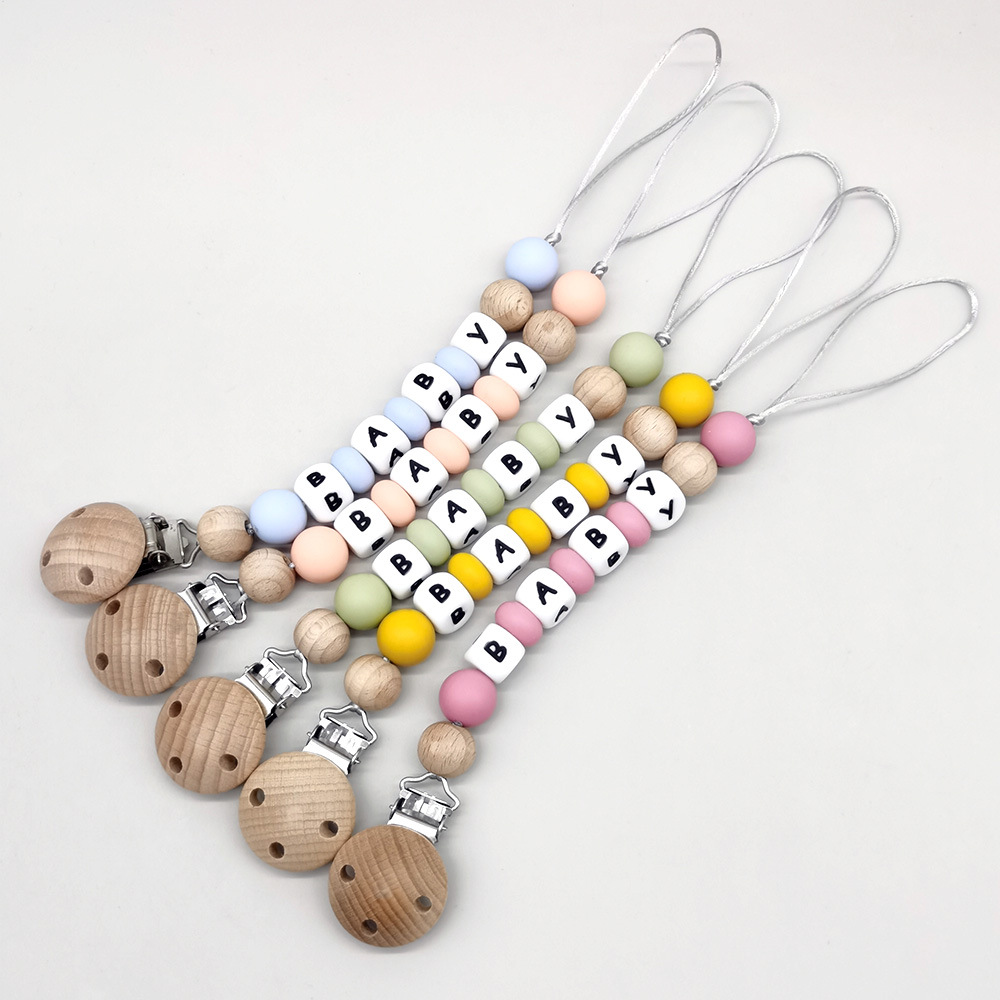 Custom Name Pacifier Clips Cha – Baby Products Toys recenzja i cena