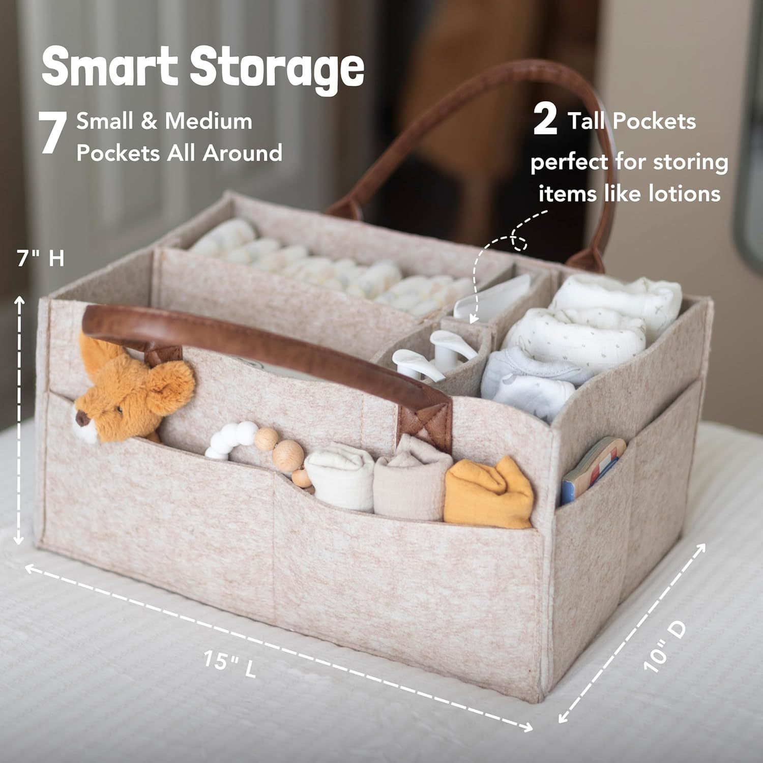 Baby Felt Storage Nursery Orga – Baby Products Basket recenzja i cena