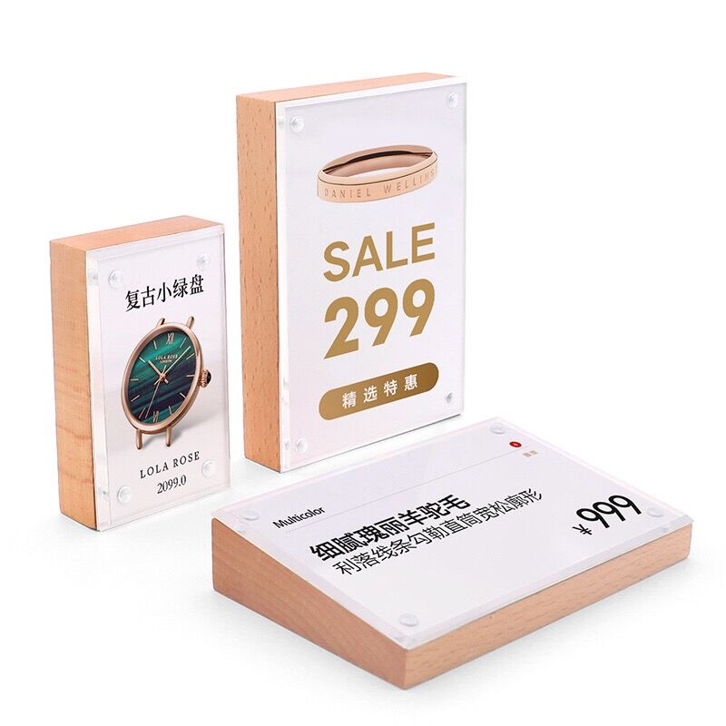 88x54mm Tabletop Acrylic Sign  – Baby Products Pictures recenzja i cena