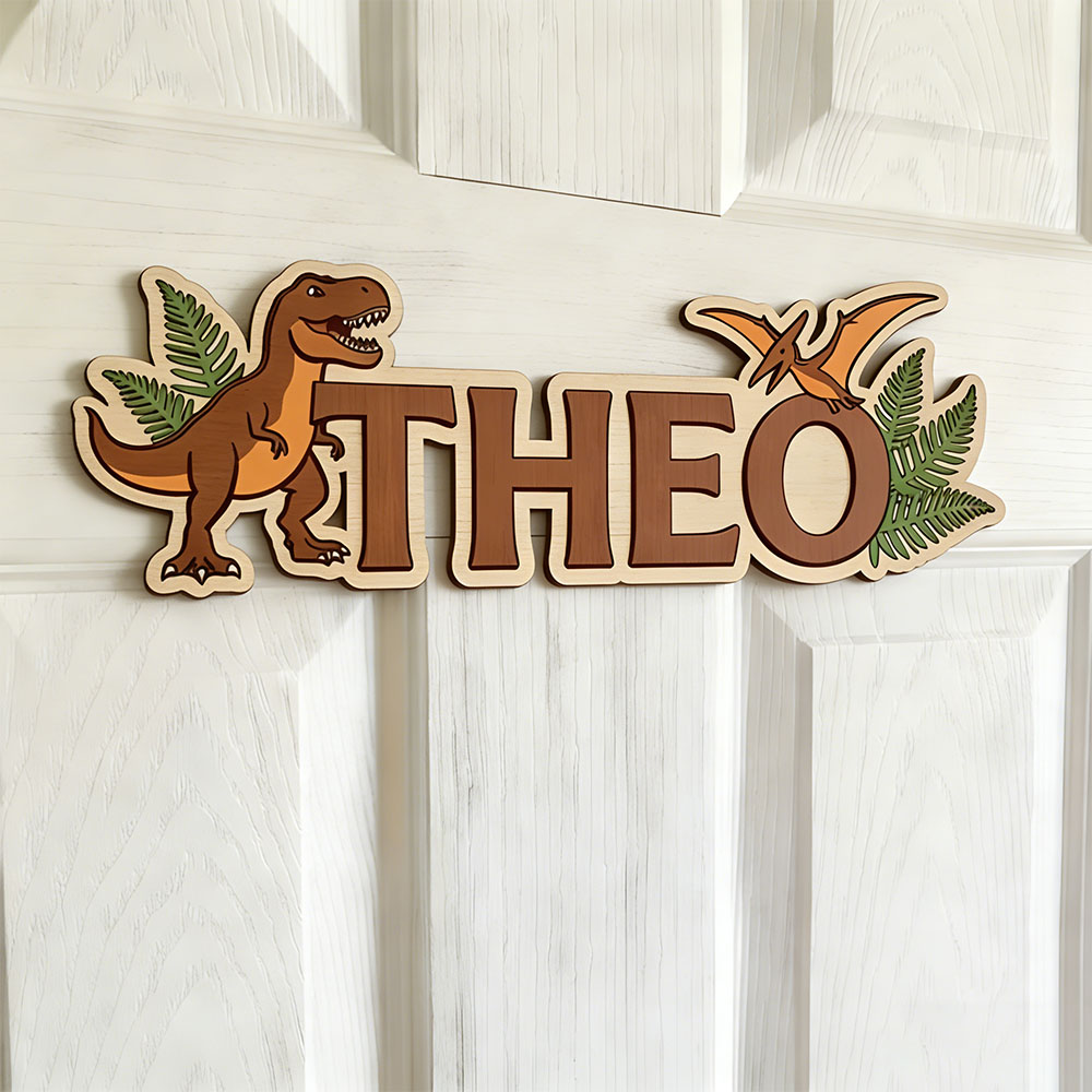 Personalized Dinosaur Name Sig – Baby Gate Stairs recenzja i cena