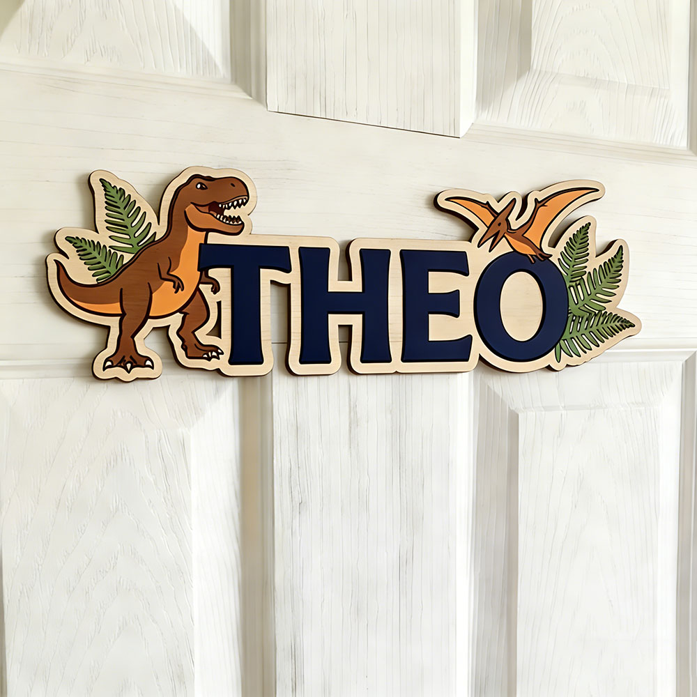 Personalized Dinosaur Name Sig – Baby Gate Stairs recenzja i cena