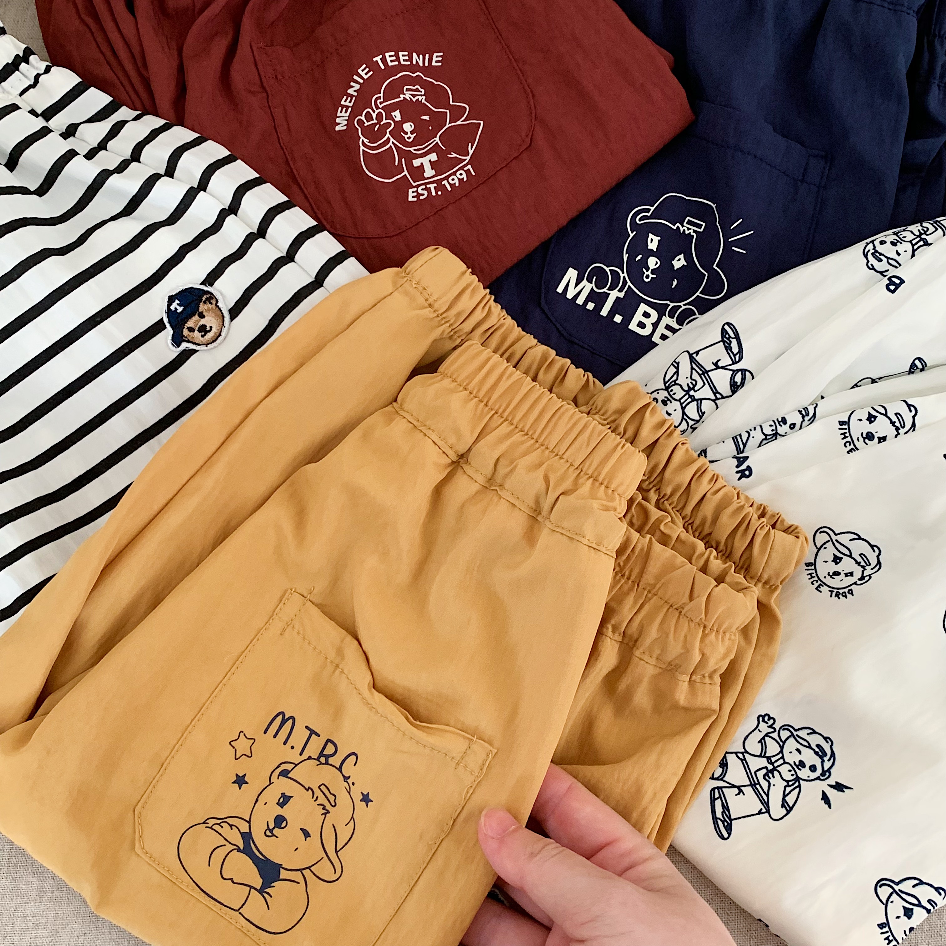 Children's pants summer new pr – Baby Products Teddy Bear recenzja i cena
