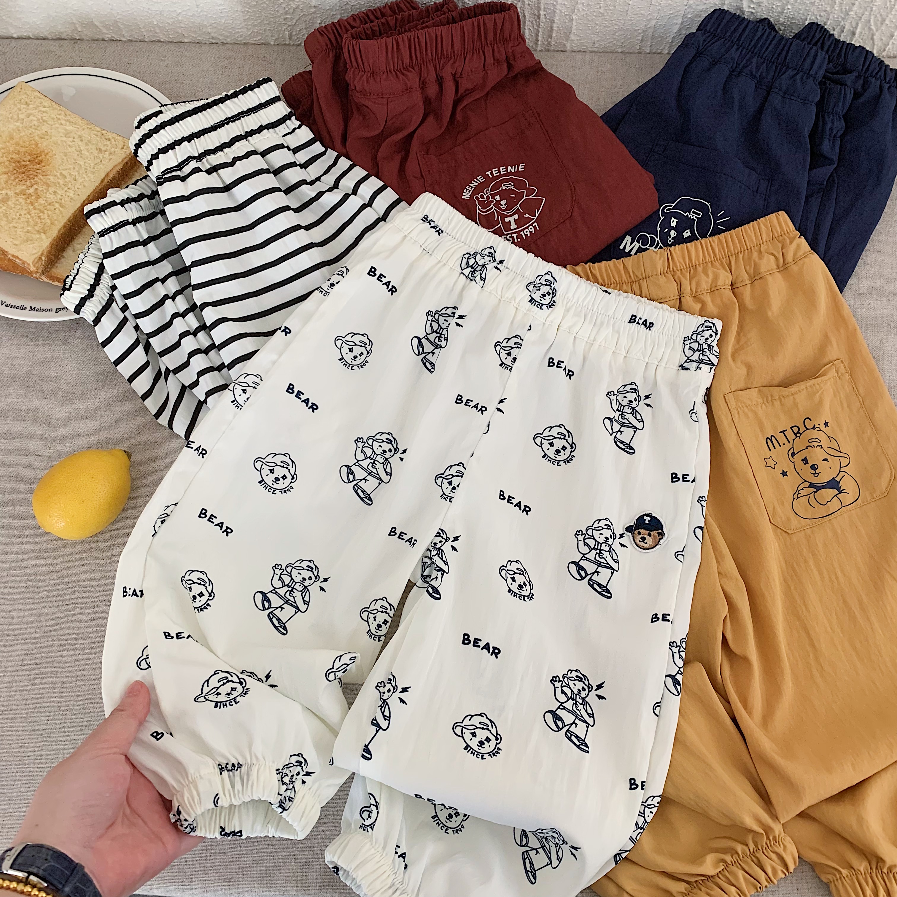Children's pants summer new pr – Baby Products Teddy Bear recenzja i cena