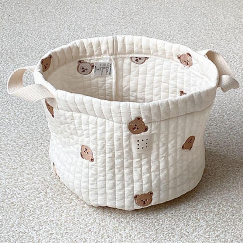 Cute Bear Embroidery Diaper Ba – Baby Products Basket recenzja i cena