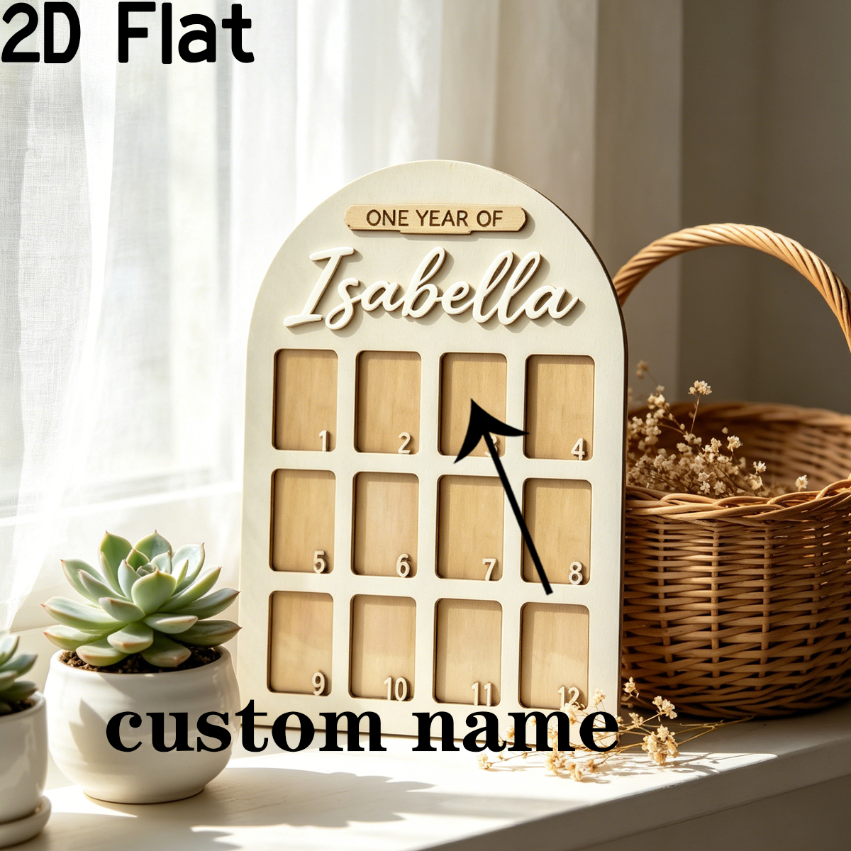 1Pc Custom Photo Record Board  – Baby Gate Stairs recenzja i cena