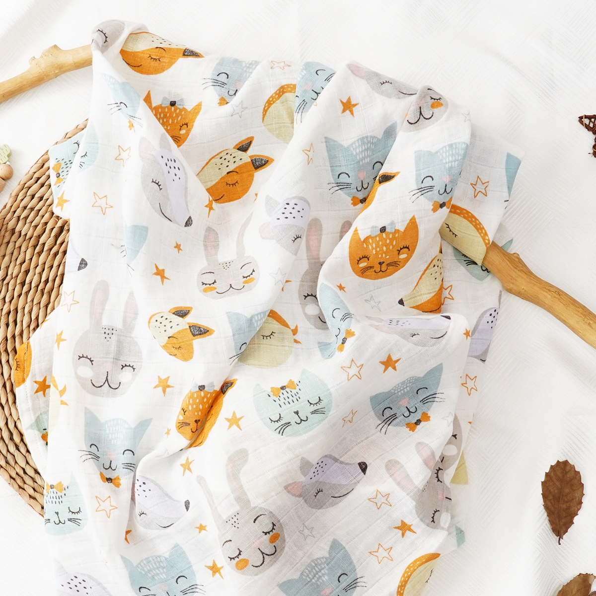 1PCS Baby Muslin Swaddle 120*1 – Baby Sleep Sack recenzja i cena