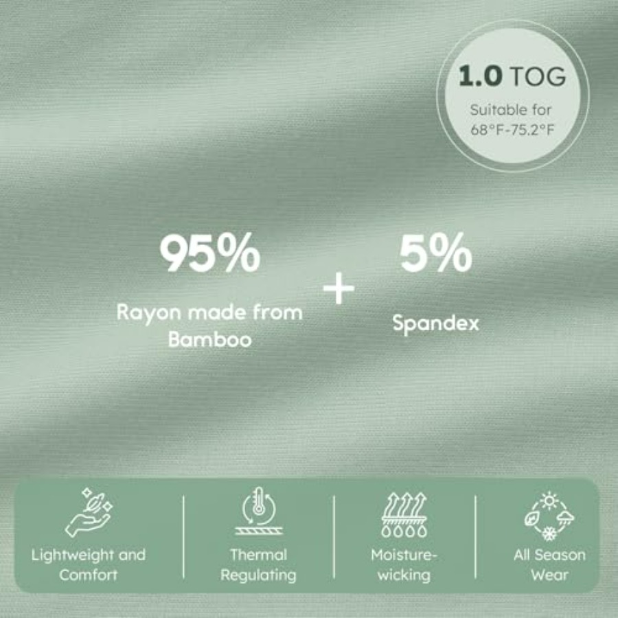 Yoofoss Rayon Made from Bamboo – Baby Sleep Sack recenzja i cena
