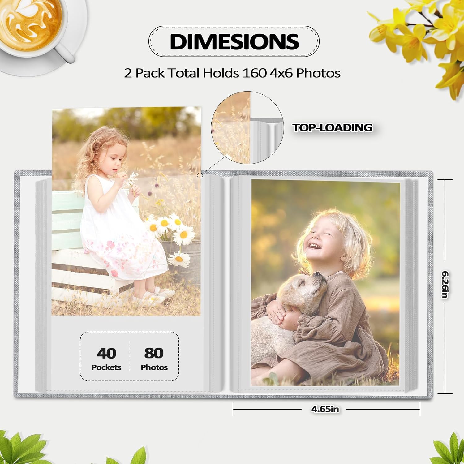 2 Pack Photo Album 4x6 Picture – Baby Products Pictures recenzja i cena