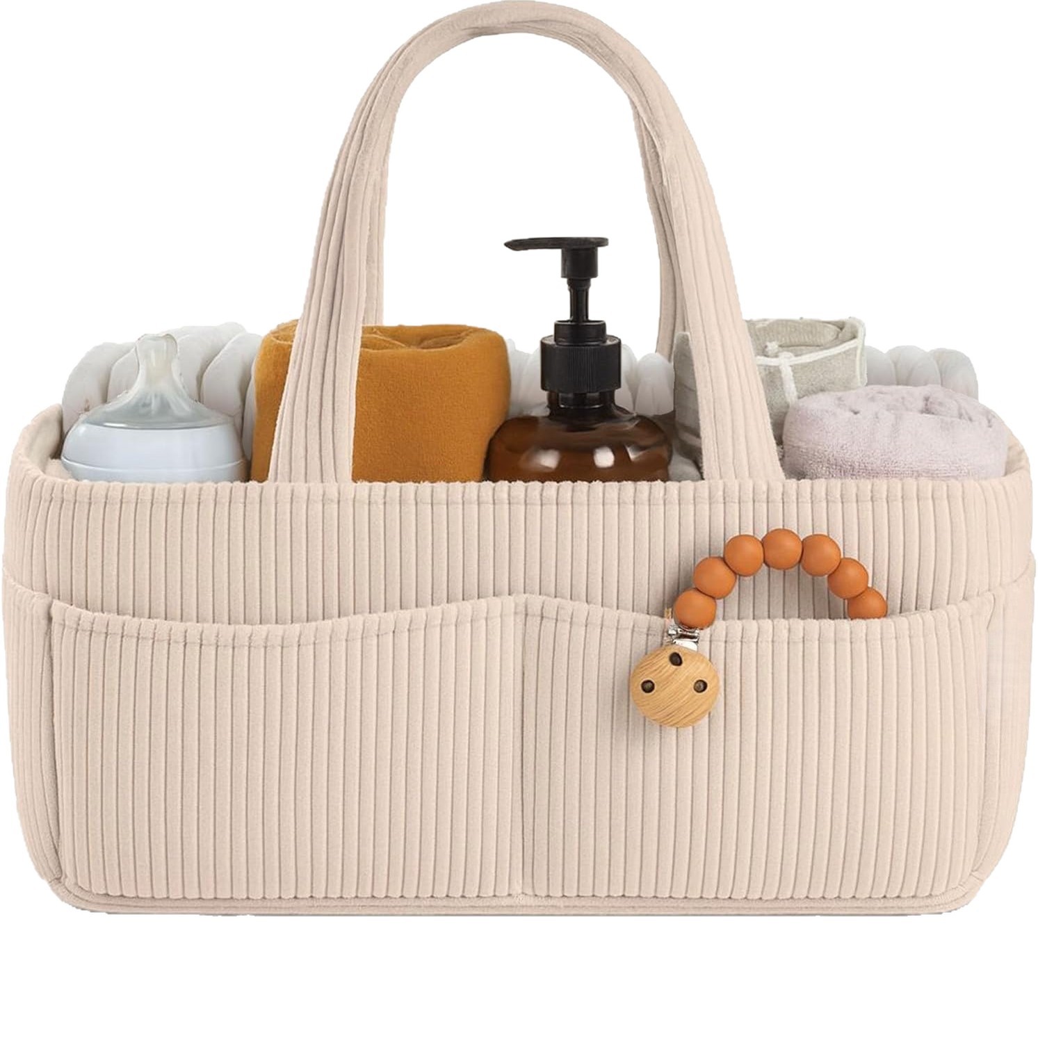 New Corduroy Diaper Caddy Orga – Baby Products Basket recenzja i cena