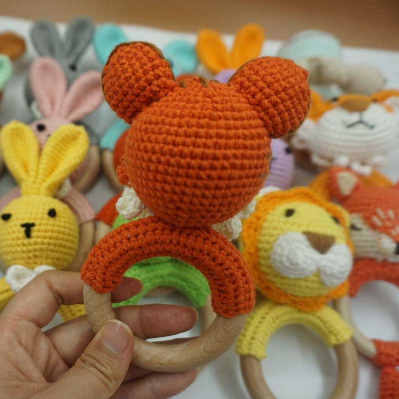 1PC Rabbit Tiger Lion Crochet  – Baby Products Rabbit recenzja i cena