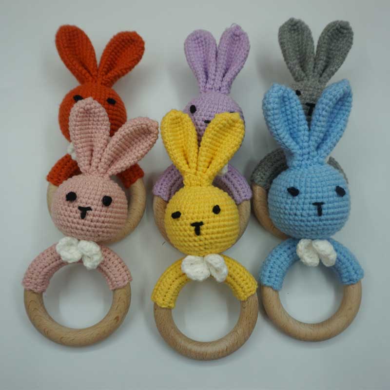 1PC Rabbit Tiger Lion Crochet  – Baby Products Rabbit recenzja i cena