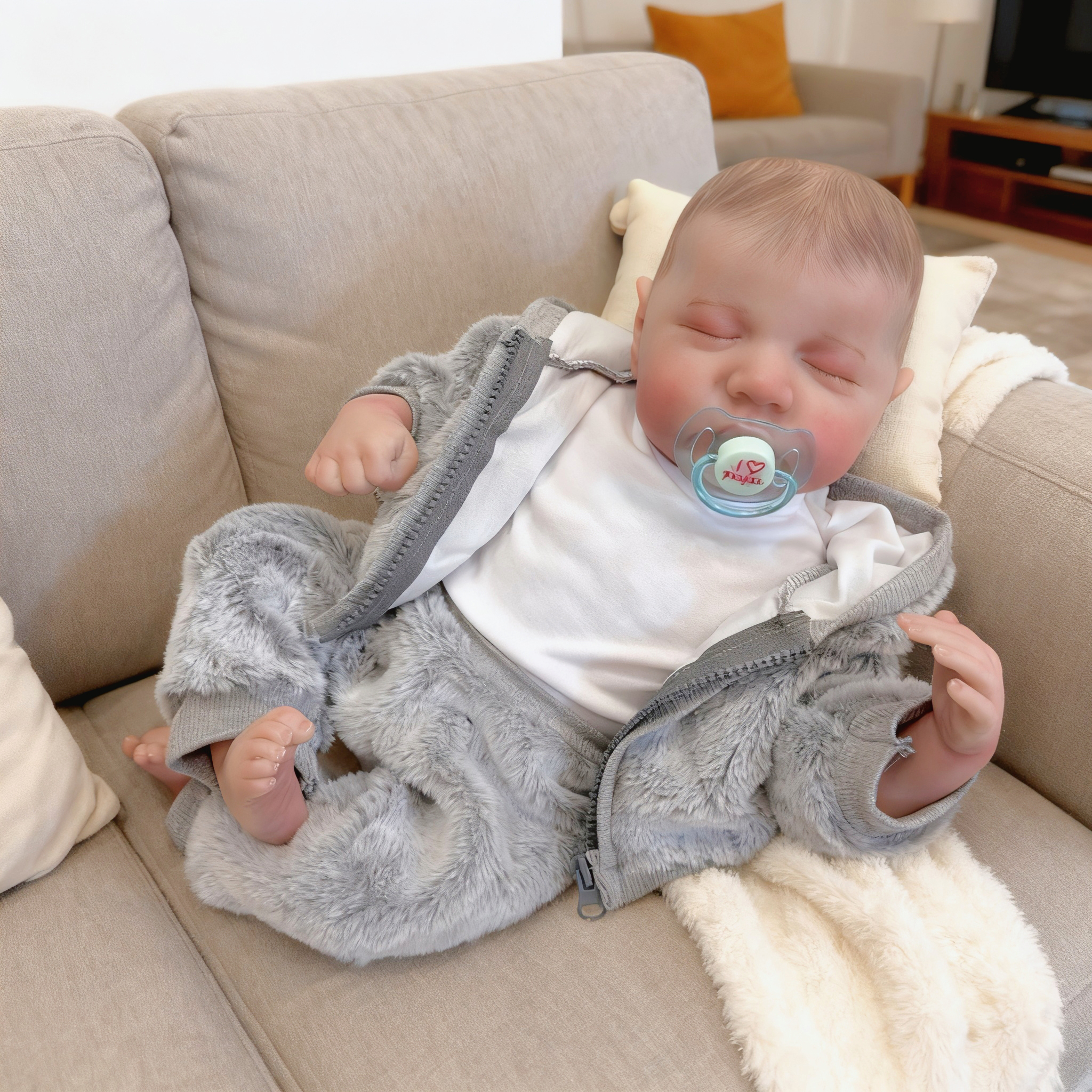 NPK 19-Inch Levi Lifelike Rebo – Baby Products For Newborn recenzja i cena